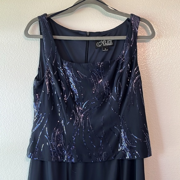 Alex Evenings:Tea-Length Sequin Jacket and Dress Set (NWT) - Picture 12 of 12